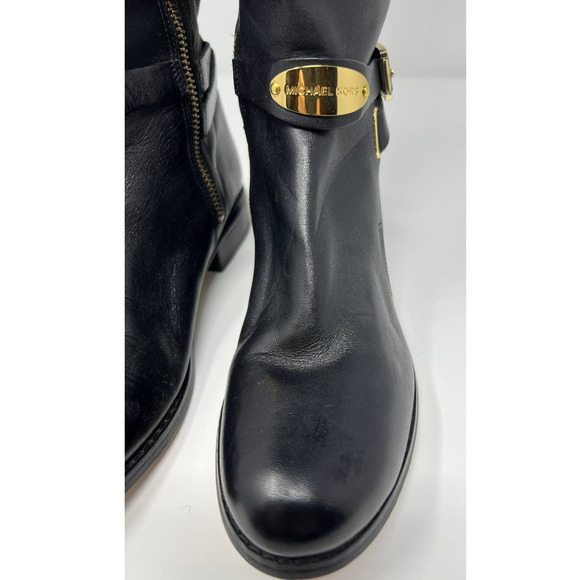 MICHAEL Michael Kors Arley Stretch Leather Knee Boot (5M) - Picture 7 of 14